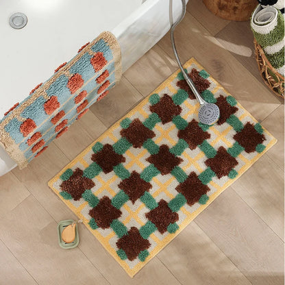 Colorful Texture Non Slip Bath Mat