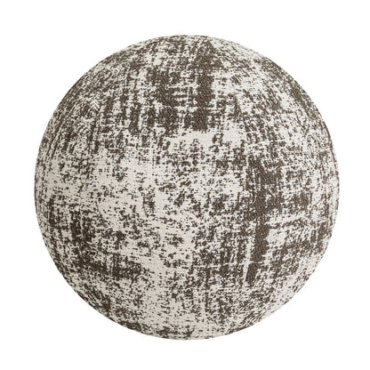 Round Woven Decor Pillow