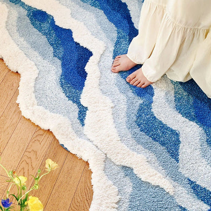 Ocean Blue Area Rug