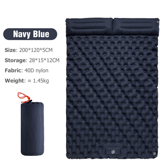 Comfortable Outdoor Inflatable Camping Air Bed with Pillow - Befez