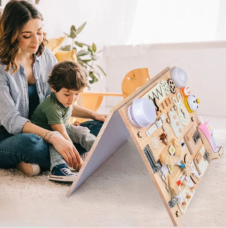 Natural Wooden Educational Play Board - Befez