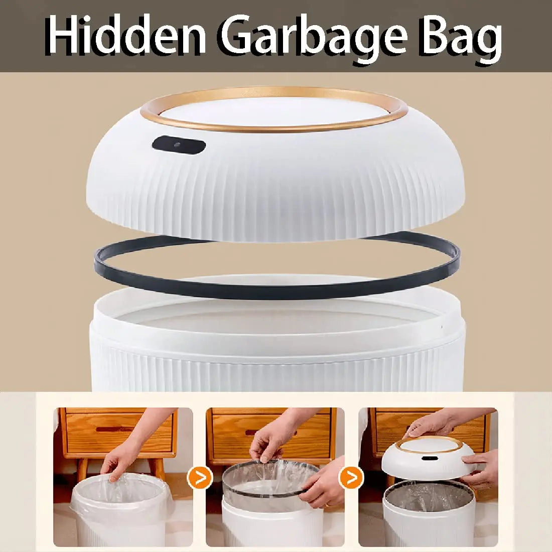Befez Automatic Touchless Trash Can
