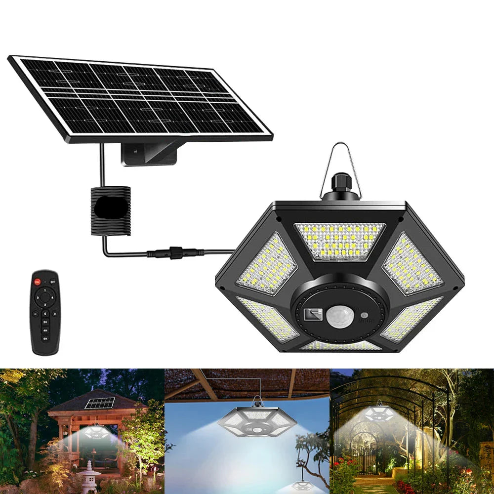Bright Solar Powered Ceiling Light with Remote Control - Befez