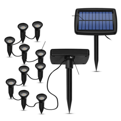 Color Changing Outdoor Solar Lamp System Waterproof LED