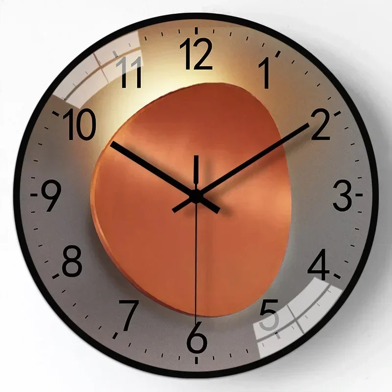 Quiet Digital Wall Clock in Traditional 8 Inch Design