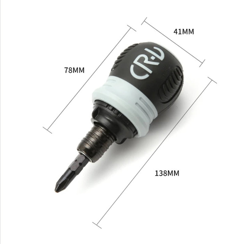 Essential 10pc Ratchet Screwdriver Tool Kit