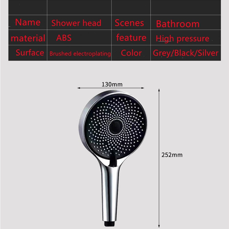 Luxury Rainfall Adjustable Shower Head