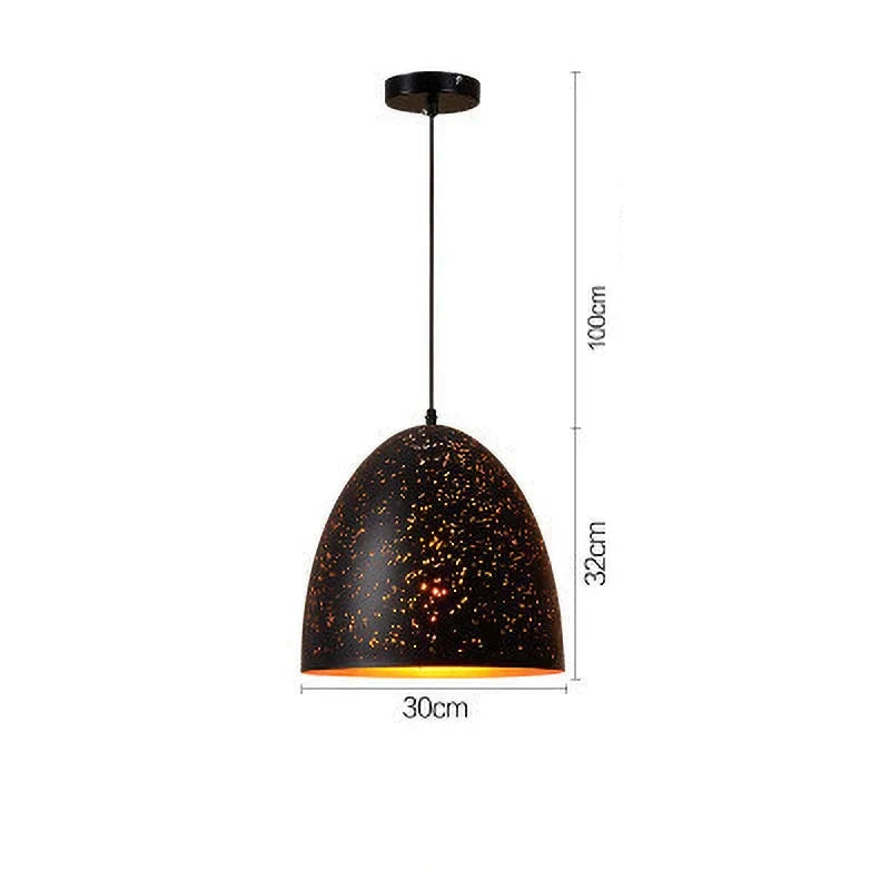 Rustic Metal Pendant Light in Classic Industrial Design