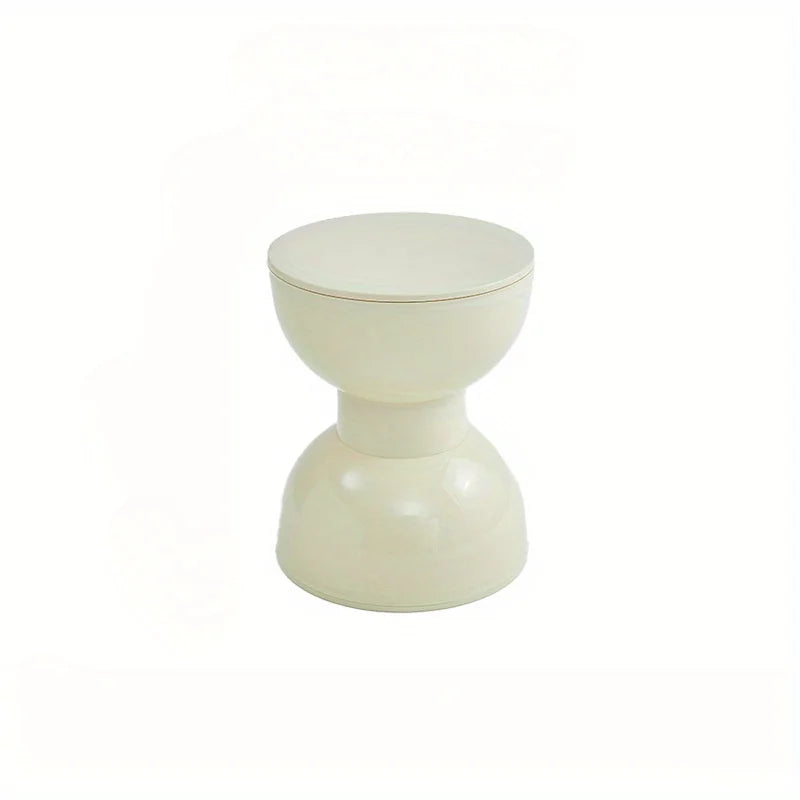 Compact Round End Table for Living Room or Hallway