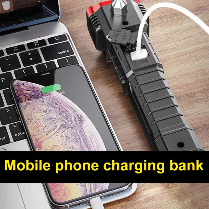 Powerful LED Rechargeable Magnetic Flashlight