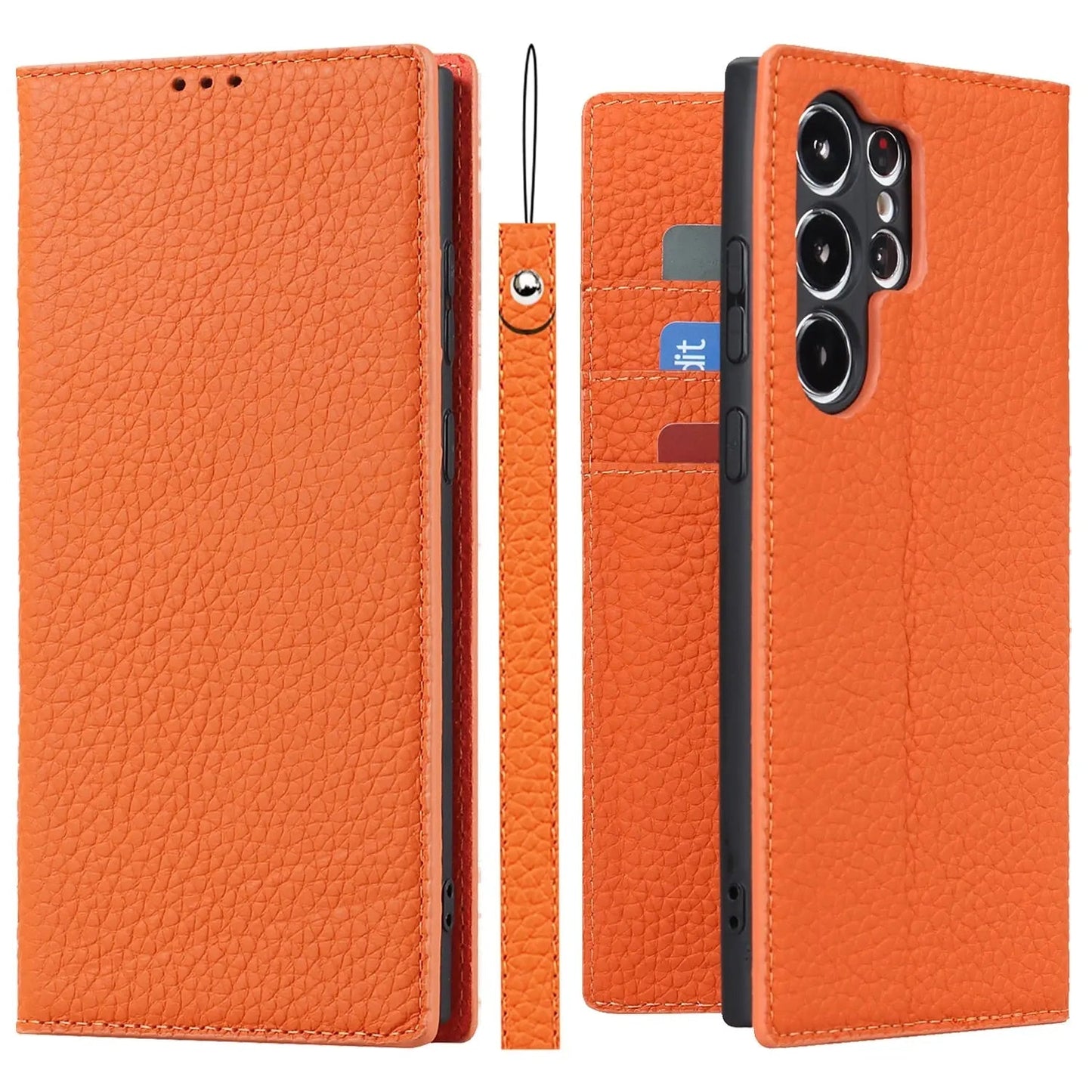 Premium Leather Phone Case for Samsung Galaxy S23 Ultra