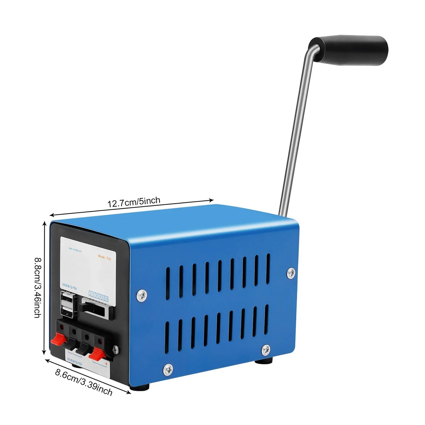 Portable Mini Hand Crank USB Charger