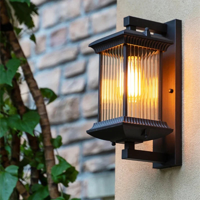 Durable Outdoor Wall Lamp Metal, Weatherproof Garden Light