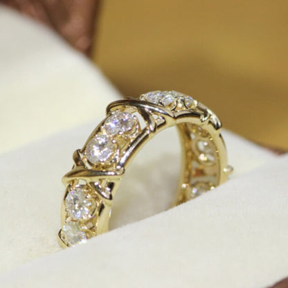 Unique Handcrafted Eternal Zircon Stone Ring