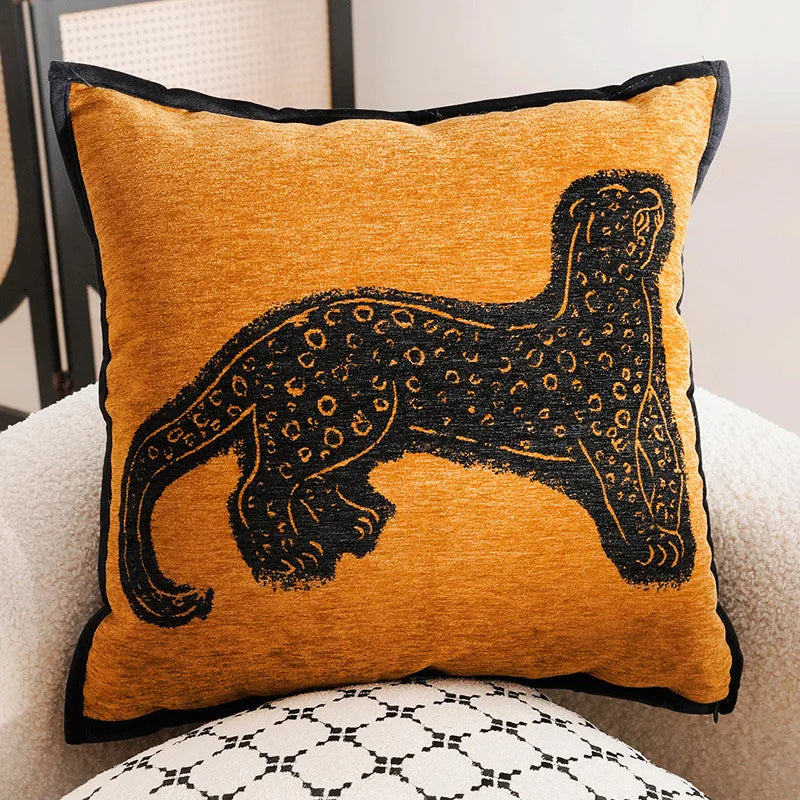 Stylish Horse Pattern Throw Pillow for Home Decor