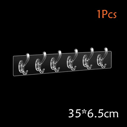 Clear Acrylic Easy Wall Hooks - Befez