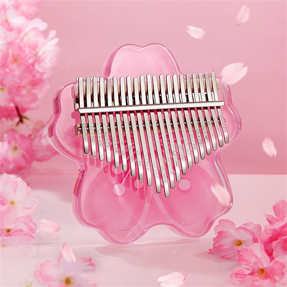 Colorful Flower Pattern Mini Thumb Piano
