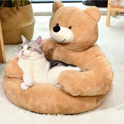 Cozy Plush Cat Bed for Ultimate Sleeping Comfort
