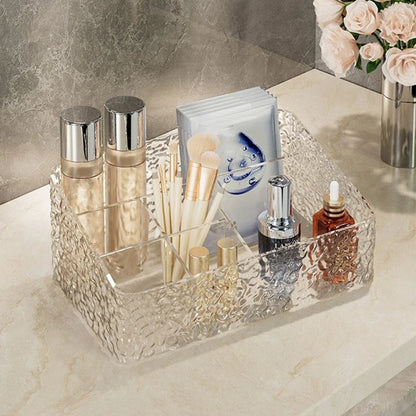 Spacious Makeup Storage Case Water Wave Pattern