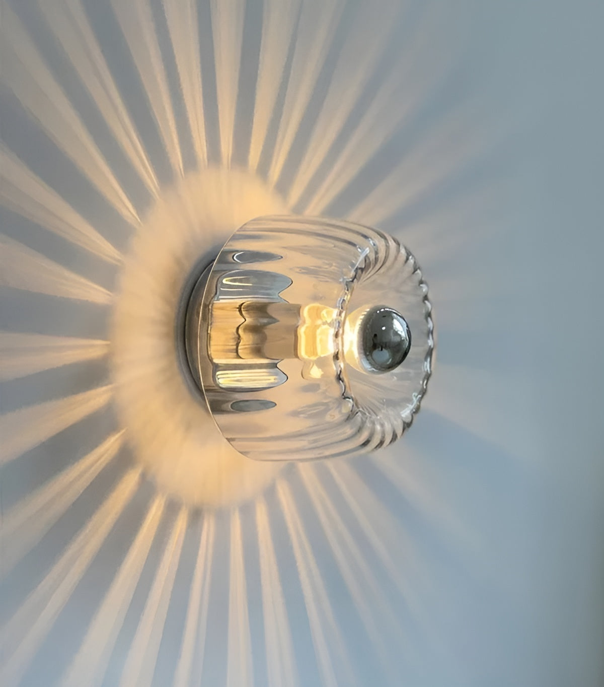 Simple Glass Wall Lamp with Modern Style