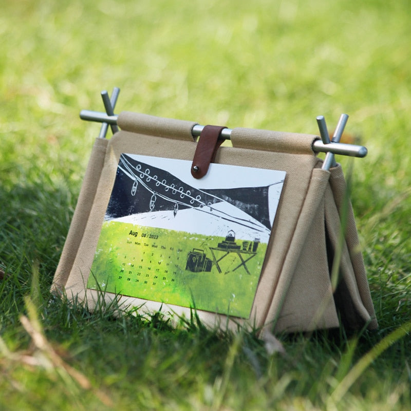 Compact Outdoor Adventure Desk Calendar