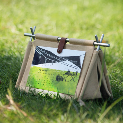 Compact Outdoor Adventure Desk Calendar