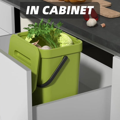 Space Saving Wall Mount Mini Bin with Lid