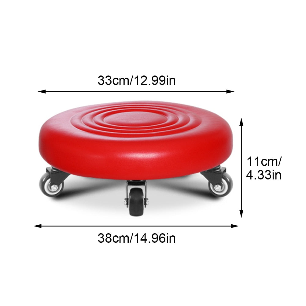 Adjustable Swivel Wheeled Office Stool