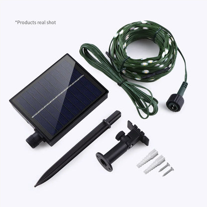 Outdoor Solar Fairy Lights 100M Waterproof Remote Control