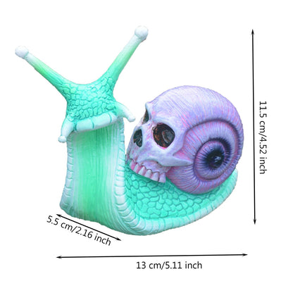 Spooky Snail Garden Decor Statue