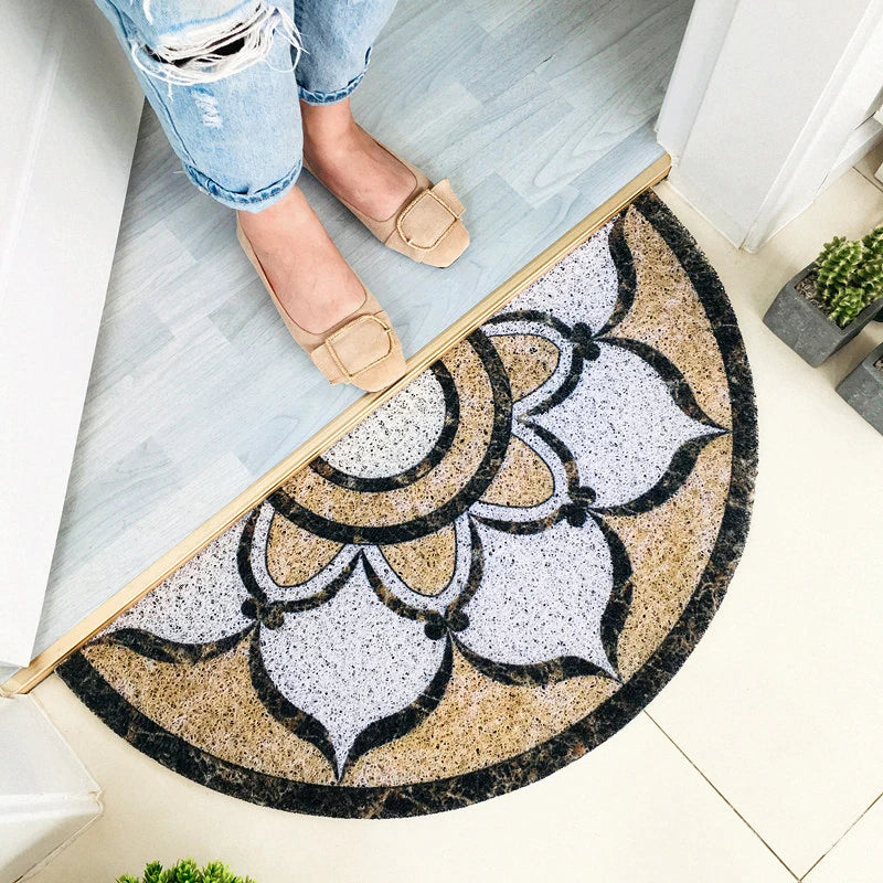 Stylish Half Circle Welcome Mat