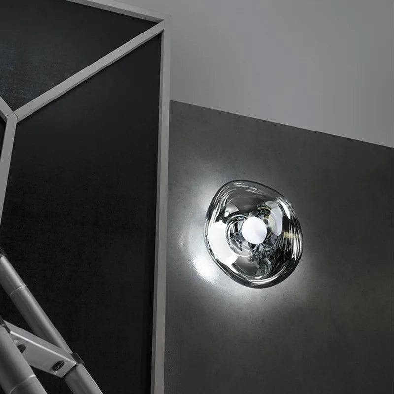 Stylish Melted Wall Lamp in Nordic Design