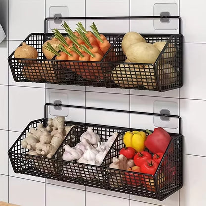 Space Saving 3 Tier Kitchen Shelf Rack - Black