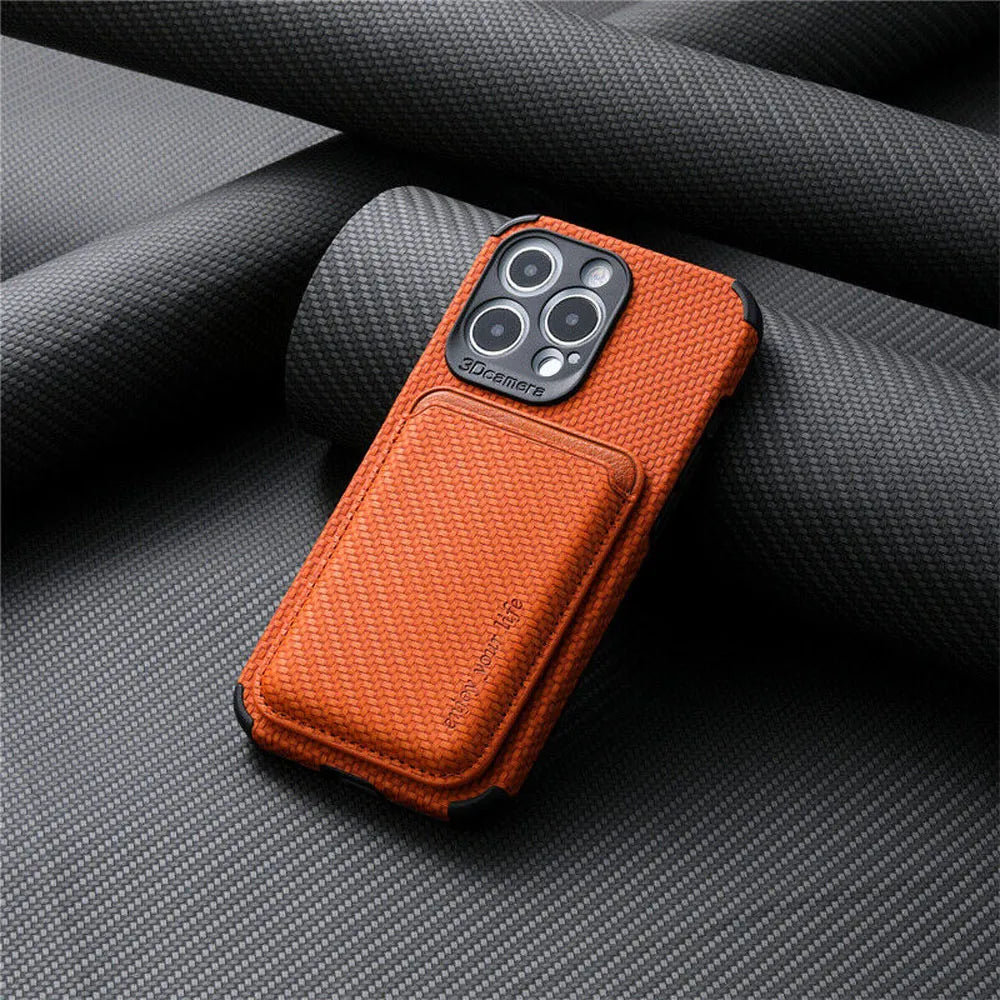 Thin MagSafe Phone Wallet Case for iPhone