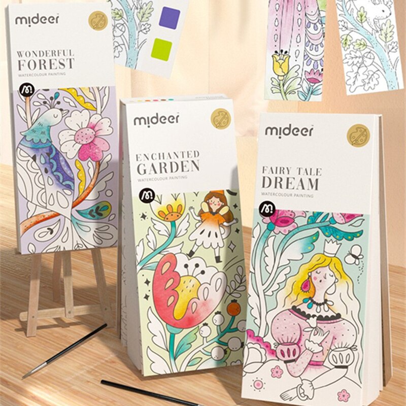 Colorful Children's Watercolor Painting Kit