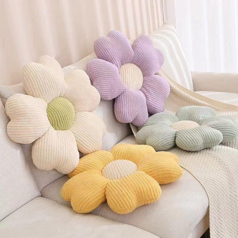Soft Floral Pattern Pillow