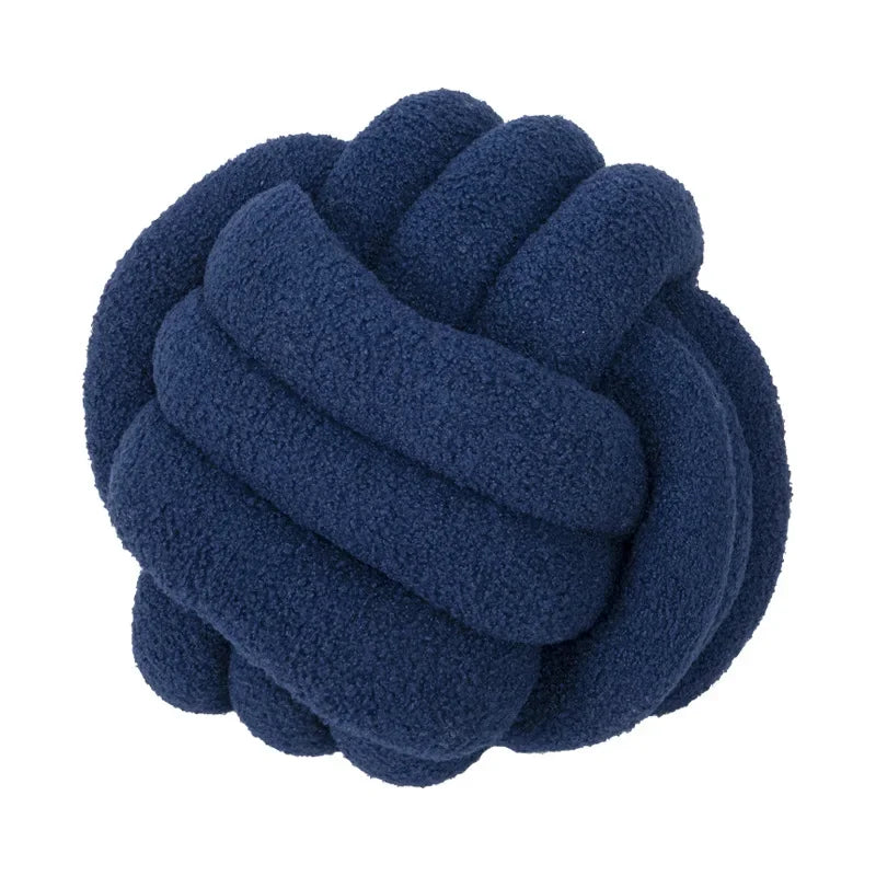 Textured Rope Knot Decor Pillow