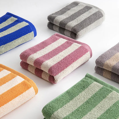 Plaid Absorbent Bathroom Towels