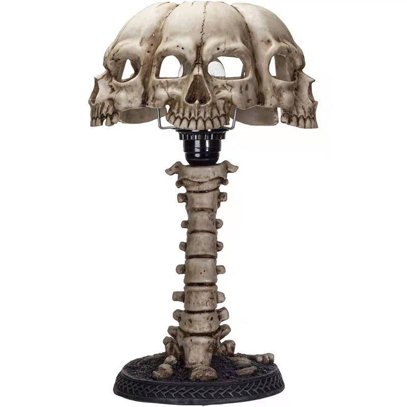 Dark Skull Desk Light Lamp