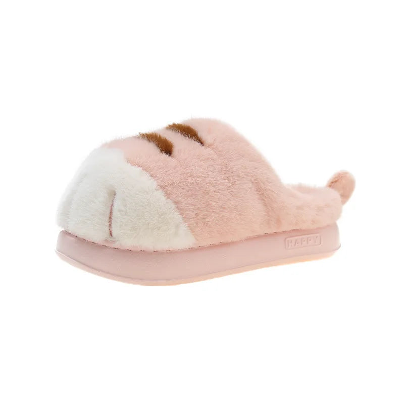 Cozy Cat Paw Slippers for Women Soft & Warm