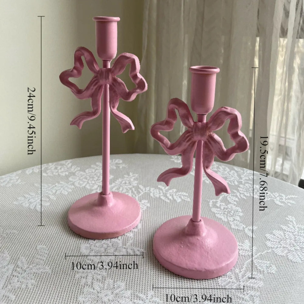 Rustic Metal Candle Lamp Holder