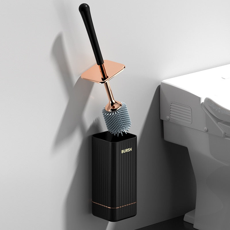 Simple Toilet Brush with Compact Holder - Befez