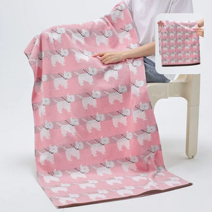 Soft Animal Design Beach Towel
