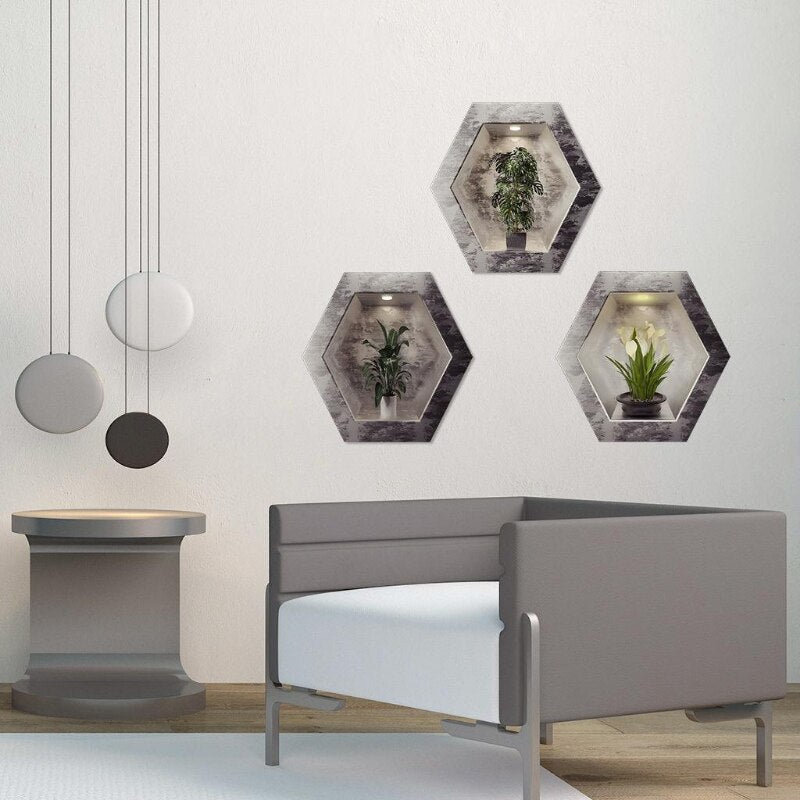 Colorful Vinyl Flower Wall Decals