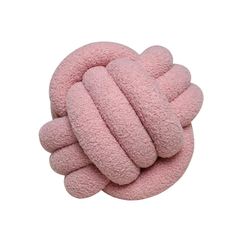 Textured Rope Knot Decor Pillow
