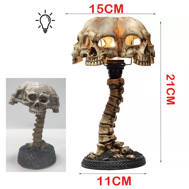 Dark Skull Desk Light Lamp - Befez