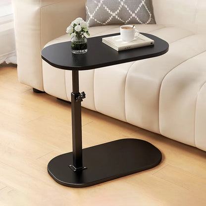 Space Saving Bedside Table with Adjustable Height Mechanism