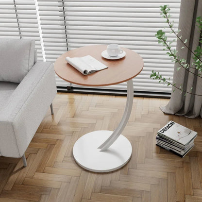 Sturdy Round End Table for Home and Office Use