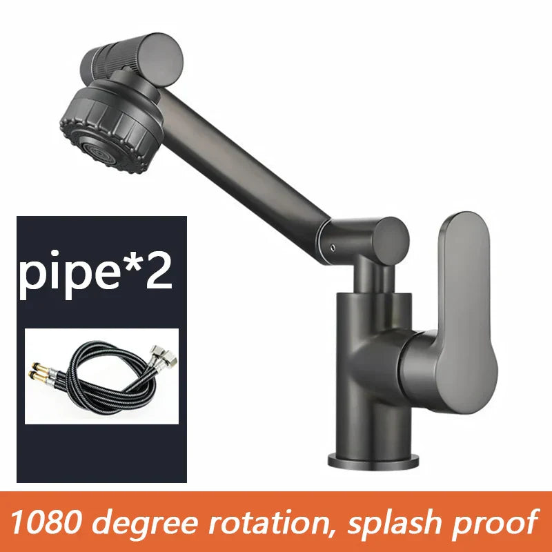 Stylish Temperature Control Bathroom Sink Faucet
