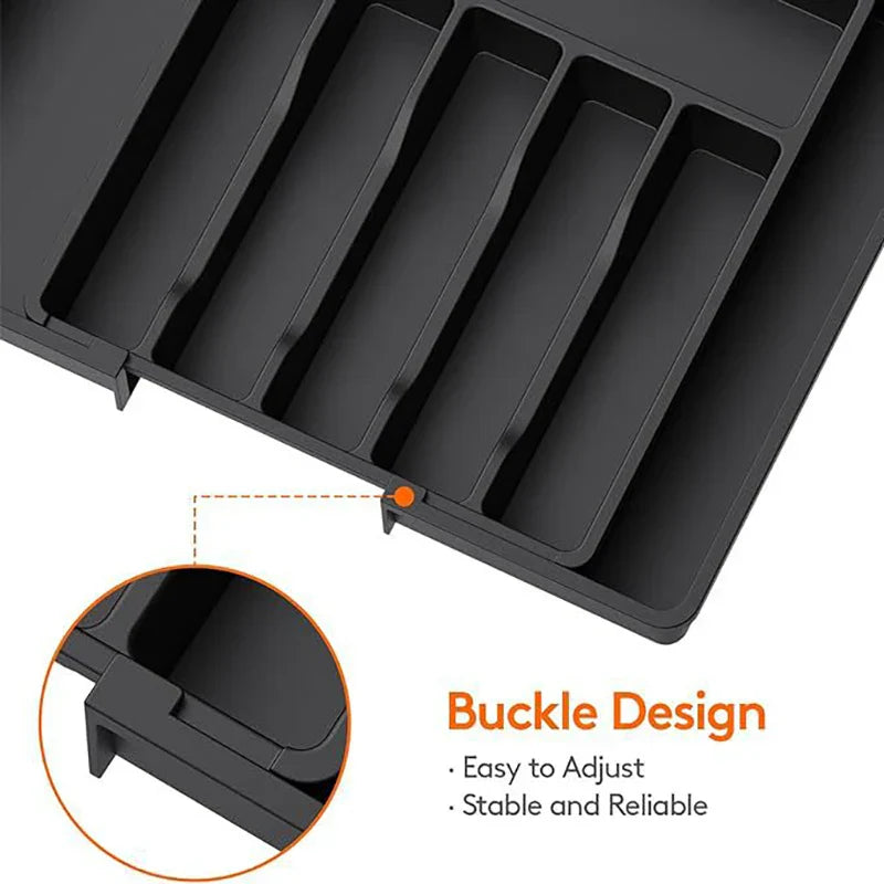 Space Saving Cutlery Tray Organizer